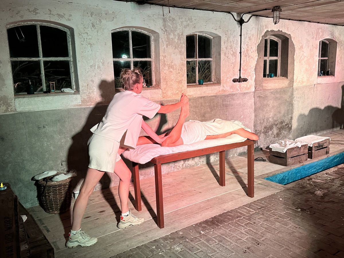 Bubbels, Wellness in de Wei